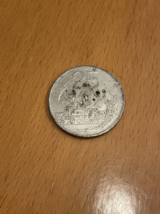 Moneda 25 bani una 1966 doua 1982