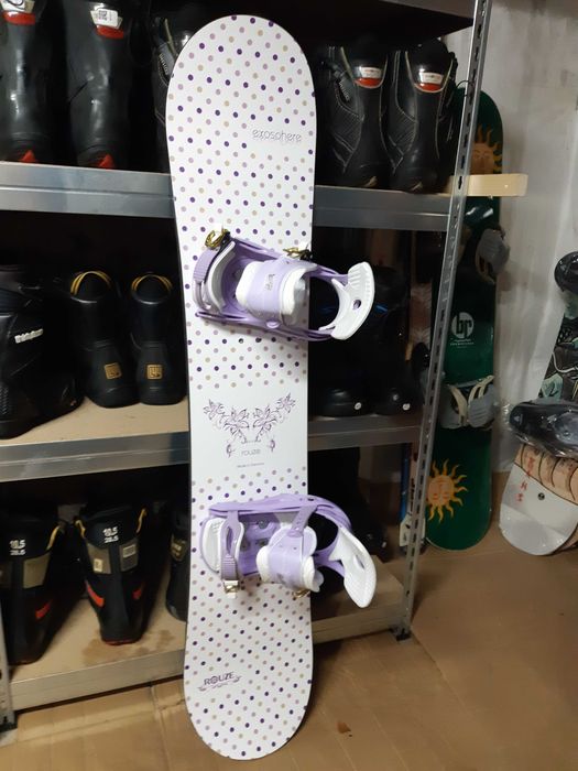 Placa snowboard 140 cm-145 cm cu legaturi dama/fete