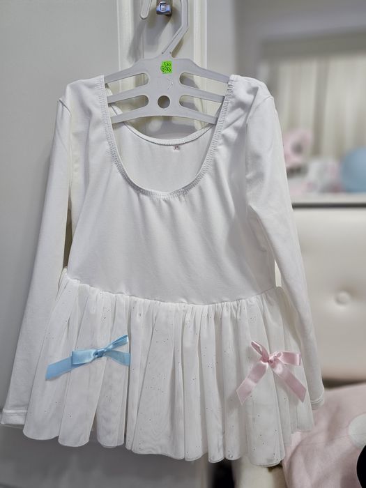 Bady balet alb, Shein