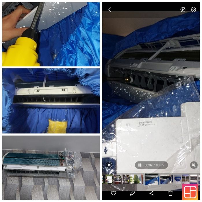 Montaj/igienizare/incarcare aer conditionat, reparații frigidere