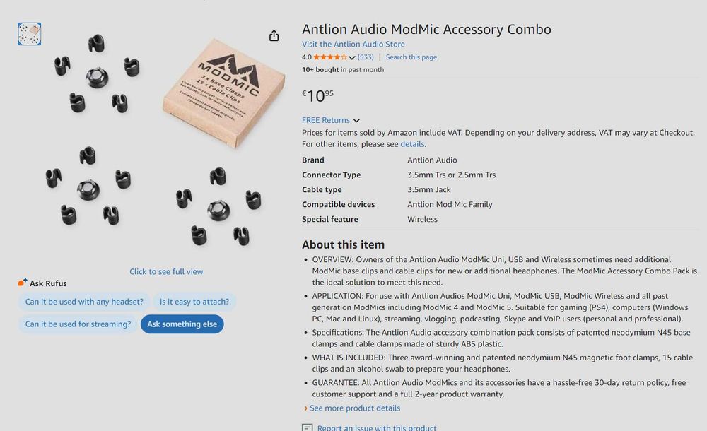Antlion Modmic Wireless
