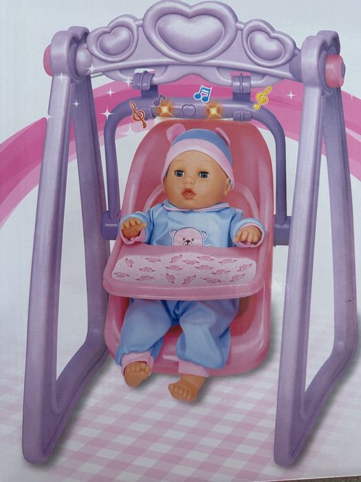 Качели и автолюлька для куклы