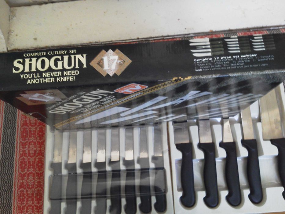 Friteuza cu Aer Cald-ADLER-AD6312 si Set 17 Cutite SHOGUN.