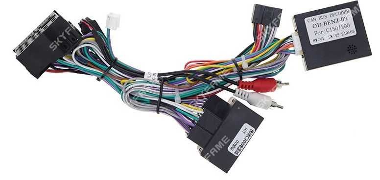 Decodor Fibra Optica Mercedes Cabluri Adaptor Canbus Rame navigatie