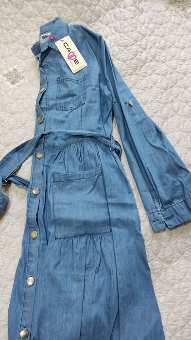 Женские джинсы, платье рубашка