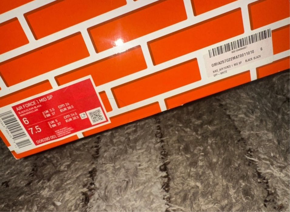 Nike Air force 1 X Off-White