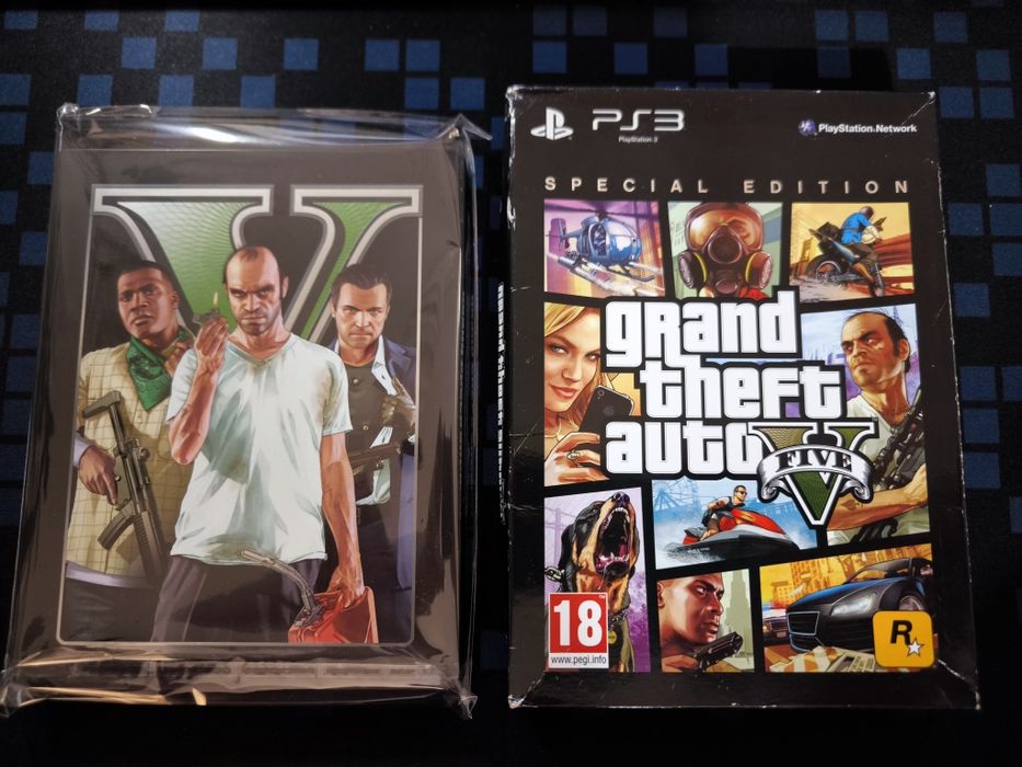 GTA 5 Special edition Steelbook, Mint 99лв. PS3 Playstation 3 ПС3