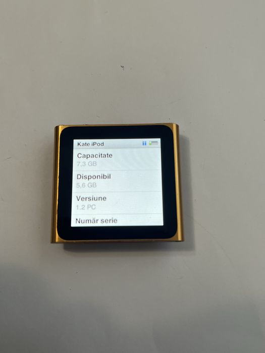 Ipod Nano gen 6 8gb memorie