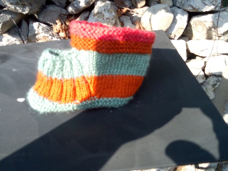 Детски двуцветни терлици