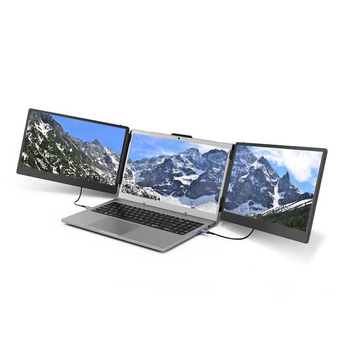 Extensor de ecran pentru laptop cu ecran triplu