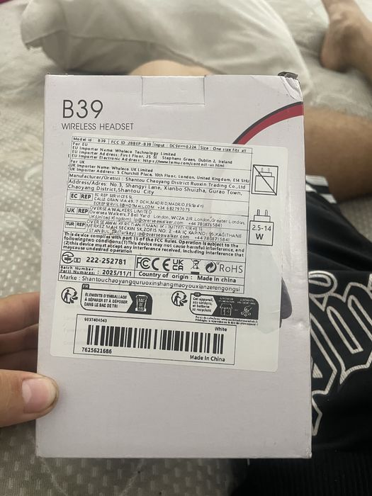 Casti WIRELEss b39 – sunet + desing