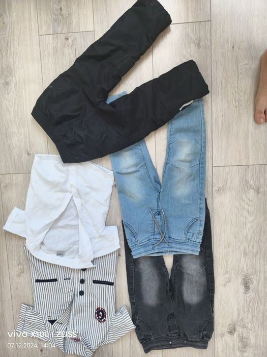 Черная  синяя джинс рубашка