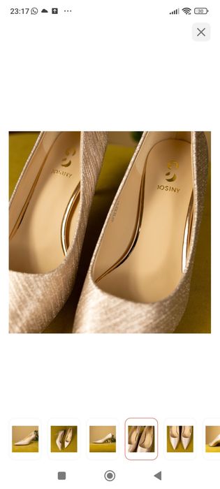 Туфли Tamido серебристый