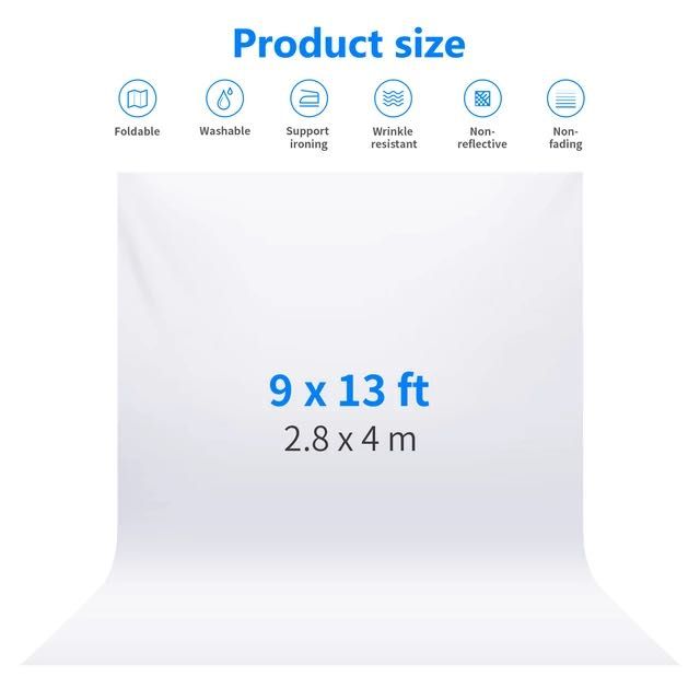 3 х 4М.  Бял фон. фотография. Видео. Фон система. Фонове. софтбокс