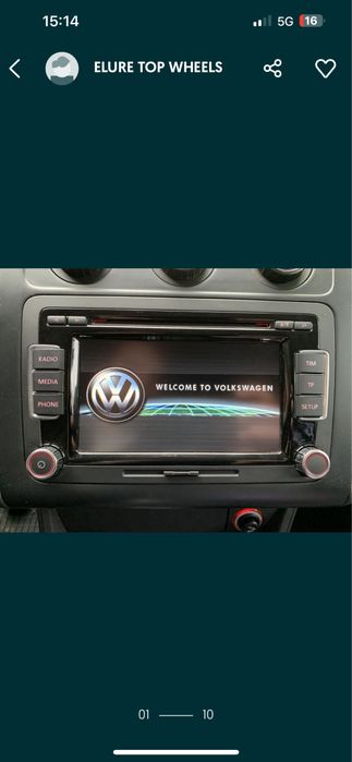 Мултимедия за Голф 5 Голф 6 Пасат 6 Пасат 7 Тоуран Кади и др