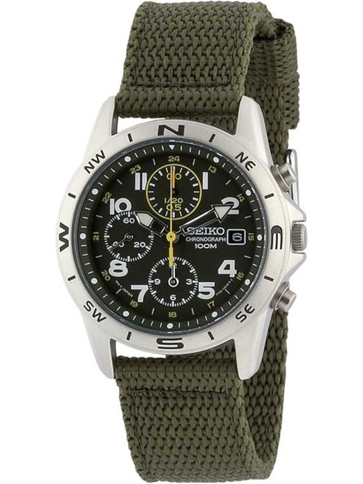 Seiko SND377R - мужские хронографические аналоговые часы