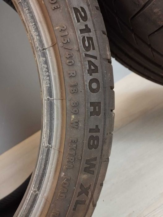 Anvelope 215/40 R18, vara, Continental, DOT 2019