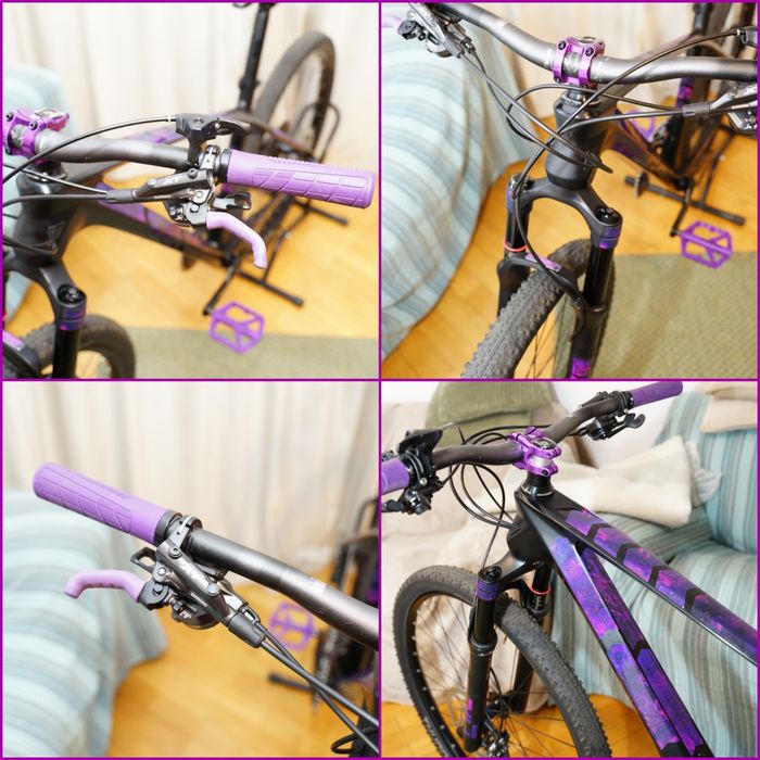 Bicicleta mtb xc Ghost Lector ca noua plus upgradeuri si custom