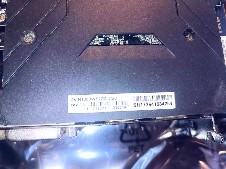 Видеокарта GeForce 1060 6 GB, Gygabyte