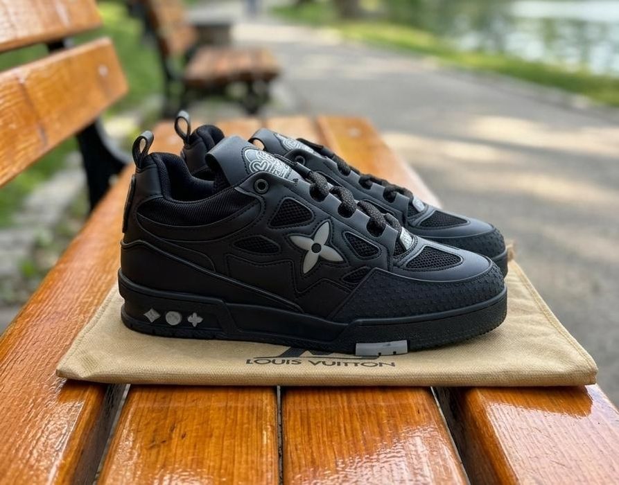 Adidasi LV Skate Negru Black - Full Box