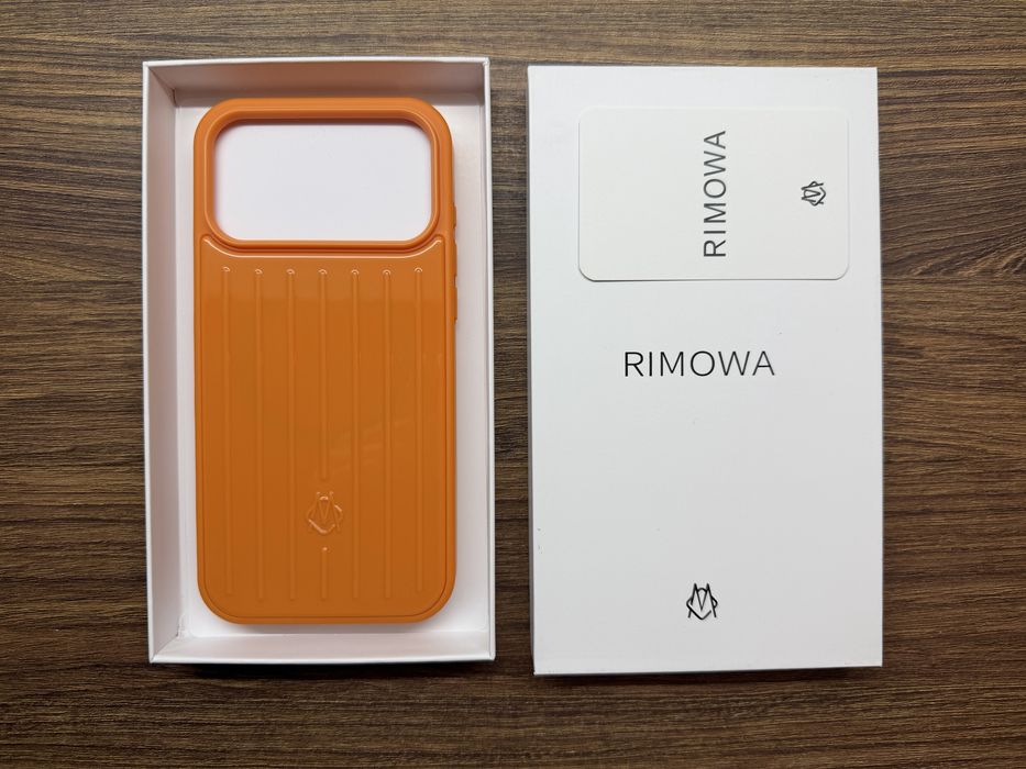 Rimowa iPhone 17 Pro Aluminum Case Husa Cosmic Orange Portocaliu