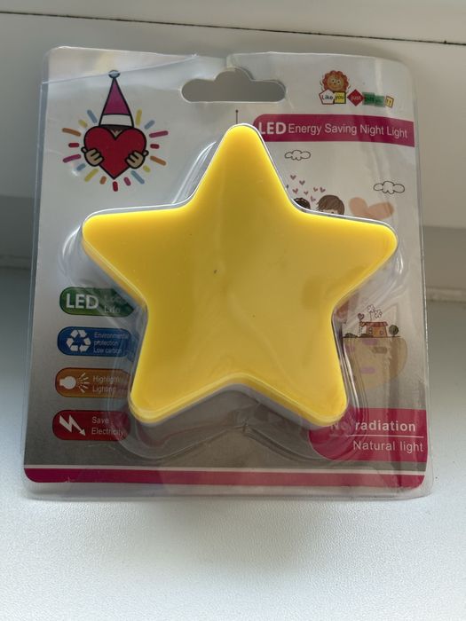 Set 2 lampi de veghe (led albastru+ galben )