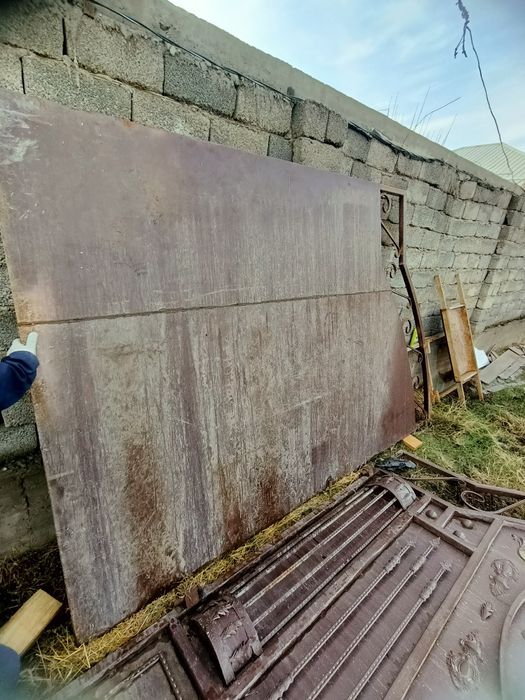 Ворота новые без калитки