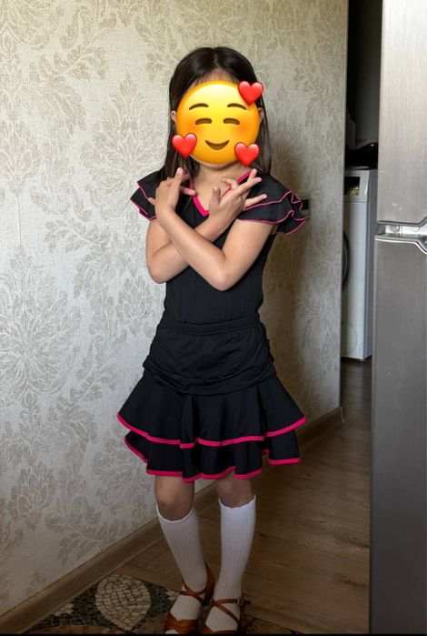 Комплект одежды на танцы на девочек