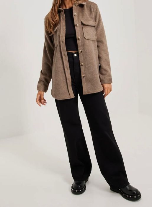 Object кафява риза/яке, връхно облекло, р.38/M