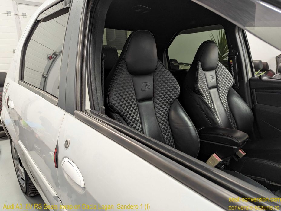 Sistem adaptare scaune de Audi A3 8V pe Logan Duster Sandero