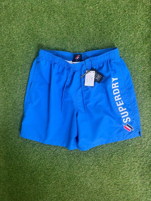 Мъжки къси панталонки : SUPERDRY Applique 19 inch Recycled Swim Shorts XL
