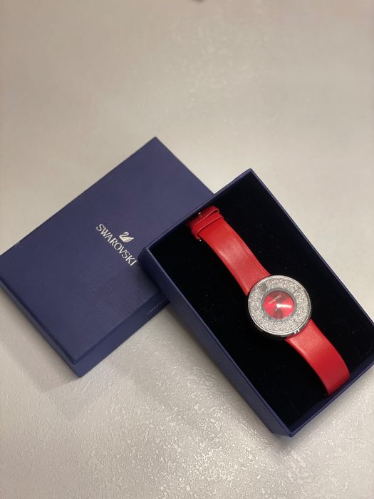 Swarovski crystalline red watch