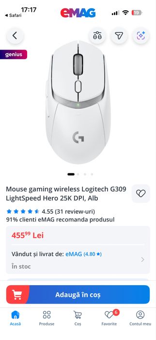 Mouse logitech g309 nou cu gafantie