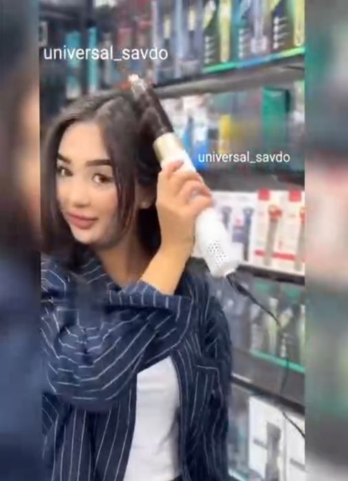 Dyson fen-stayler, 5 tasi 1 da, barcha turdagi sochlar uchun