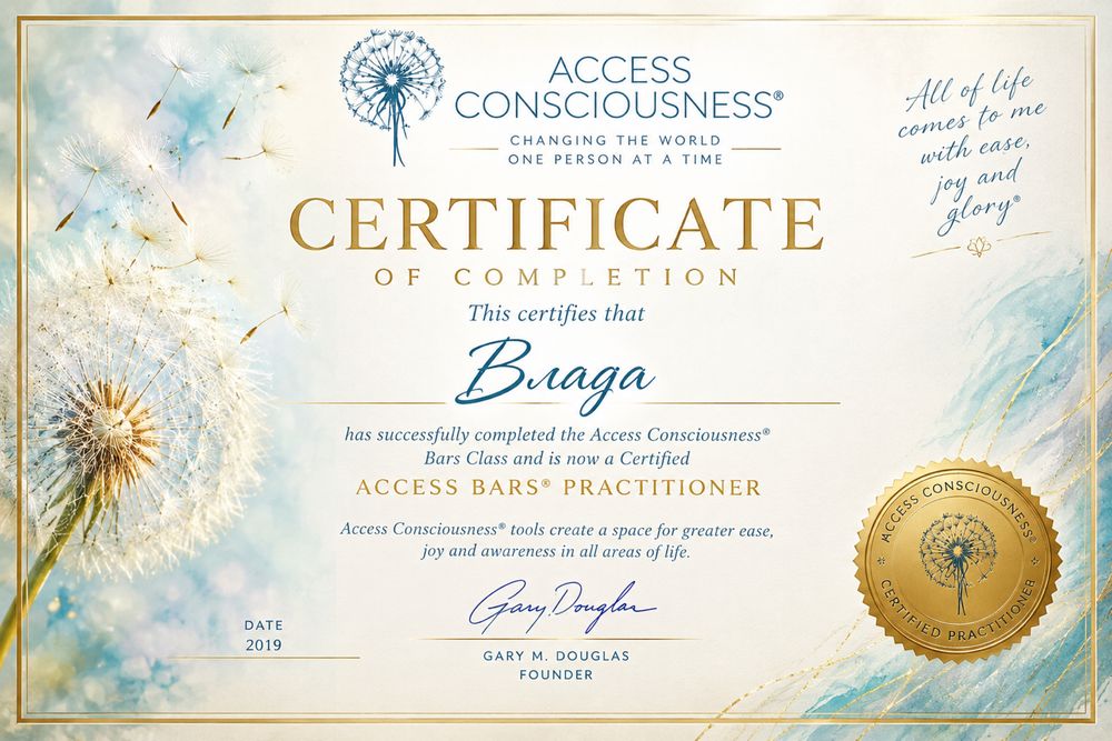 ACCESS BARS® телесные процессы  ACCESS CONSCIOUSNESS® Аксесс Барс