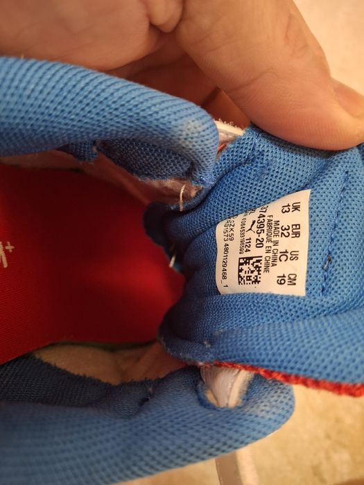 Маратонки Puma 19см. Стелка