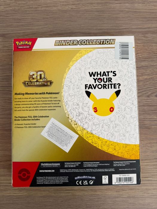 Pokemon 30th celebration binder