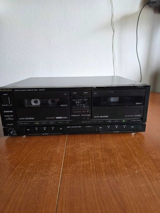 Technics RS-X301 dublu deck casetă auto reverse Made in Japan