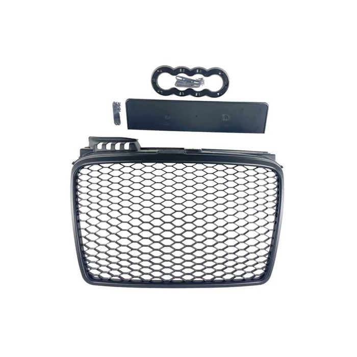 Решетка RS без емблема за Audi A4 B7 (2004-2007) - черна