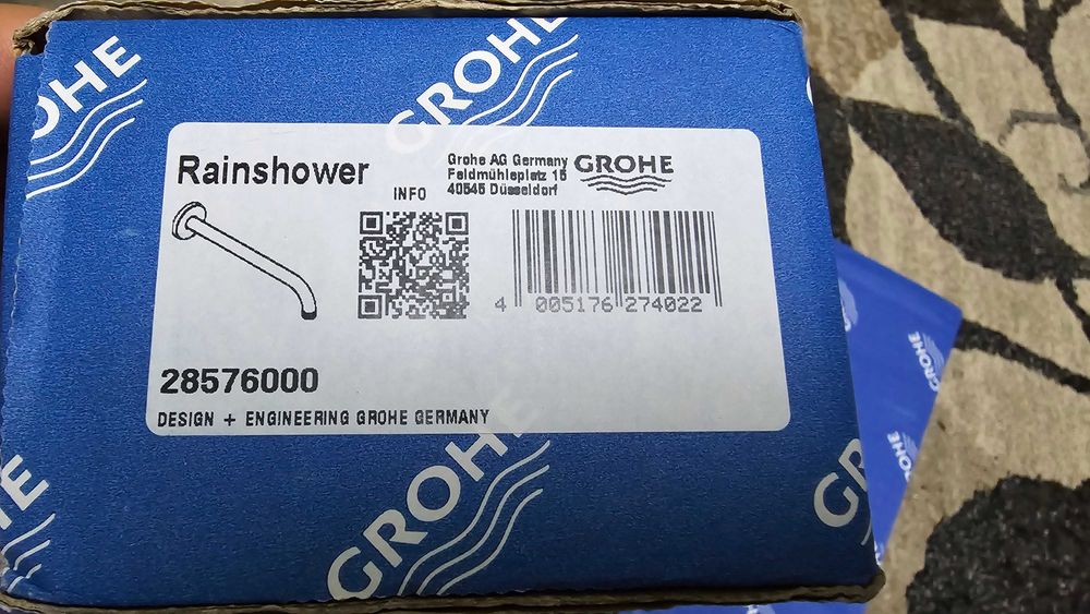 Grohe Rainshower braț fix duș Crom