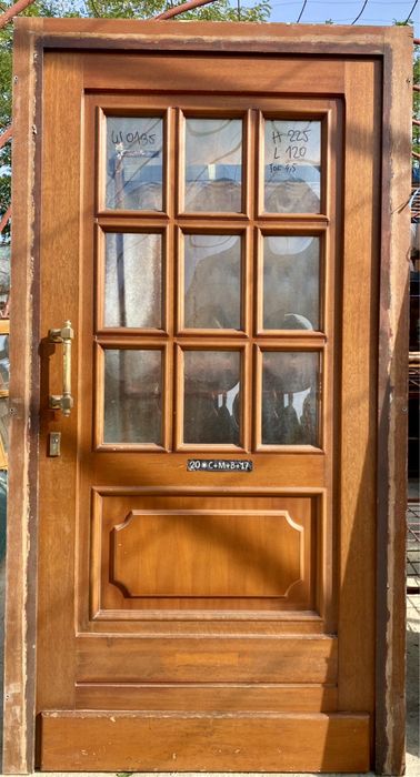 USA INTRARE CASA Lemn Termopan  H 225 x L 120 Germania in Stoc.