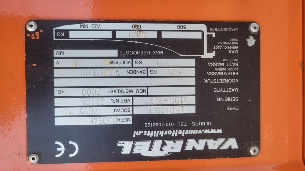 transpalet electric 2 tone doosan 20 mp  liza ridicare hidraulica marfa paleti