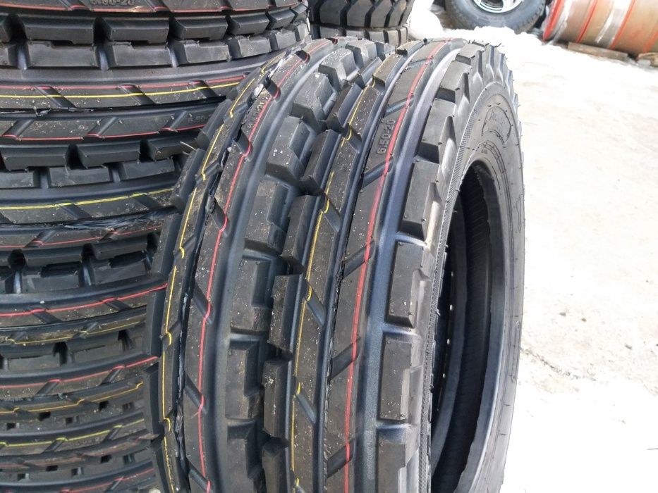 Cauciucuri noi 6.50-20 cu 10PLY anvelope tractor u650 fata Breckner