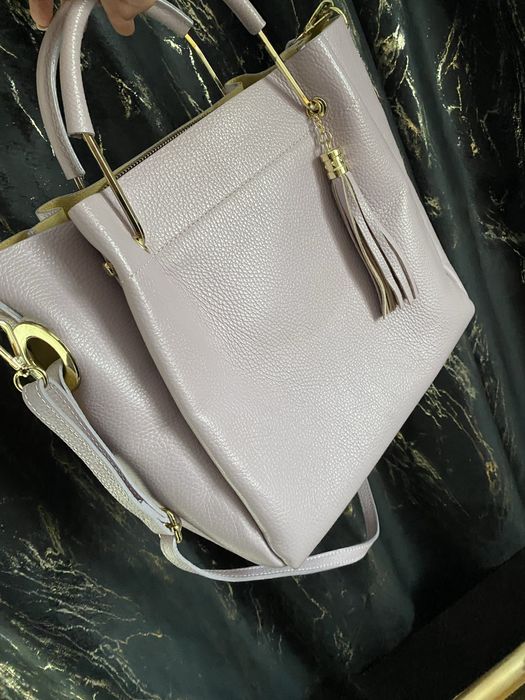 Geantă din piele naturală