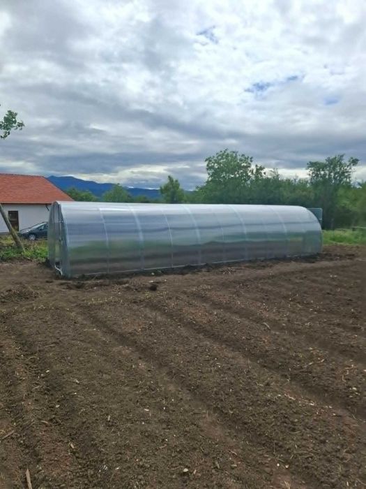 Здрава оранжерия 3 х 4м – UV поликарбонат, 40x20 профил Безплатна доставка