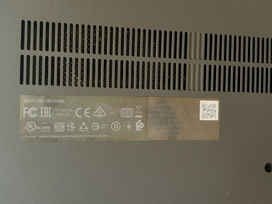 Laptop Lenovo IdeaPad S145-15IIL