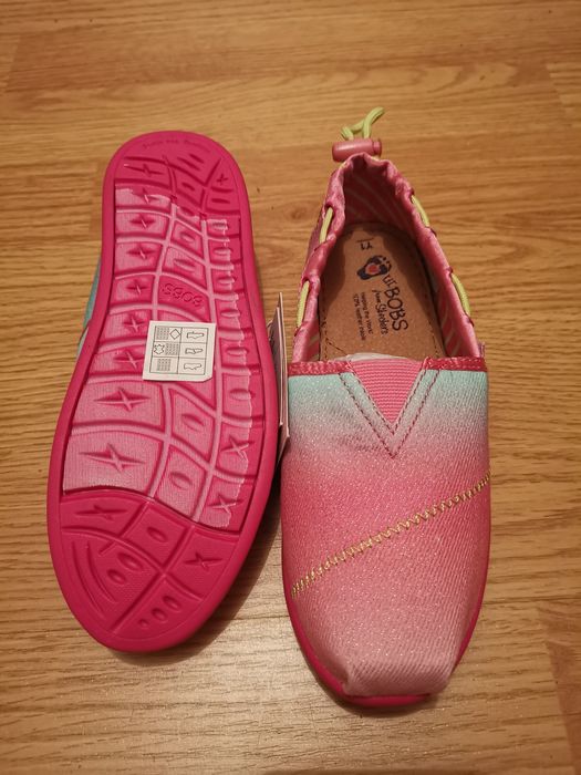 Tenisi fete Bobs by Skechers roz noi 32