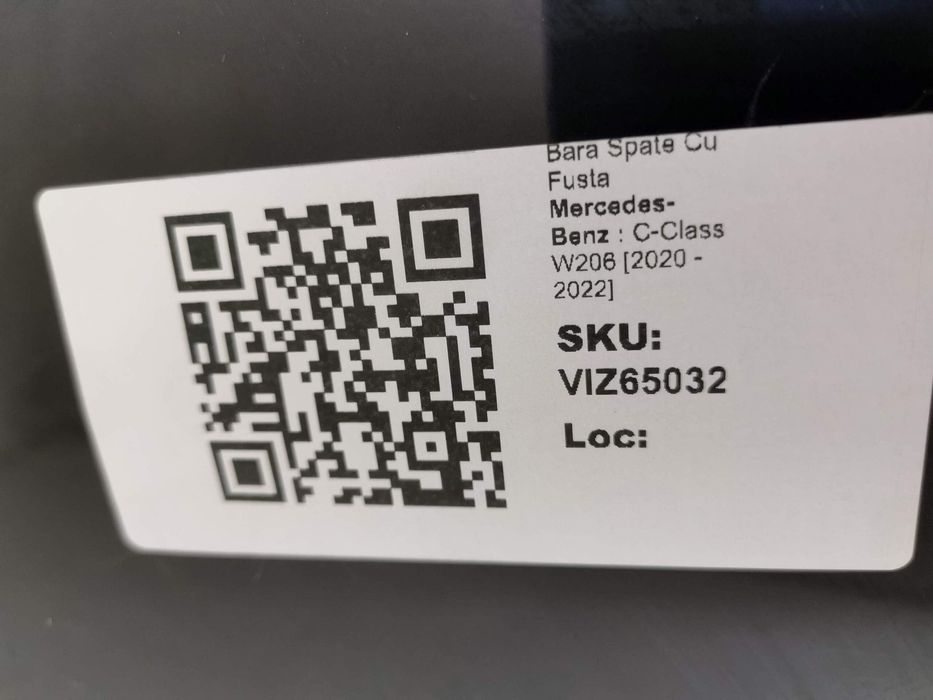 Задна броня с престилка Мерцедес-Бенц Ц-Клас / Mercedes-Benz C-Class W