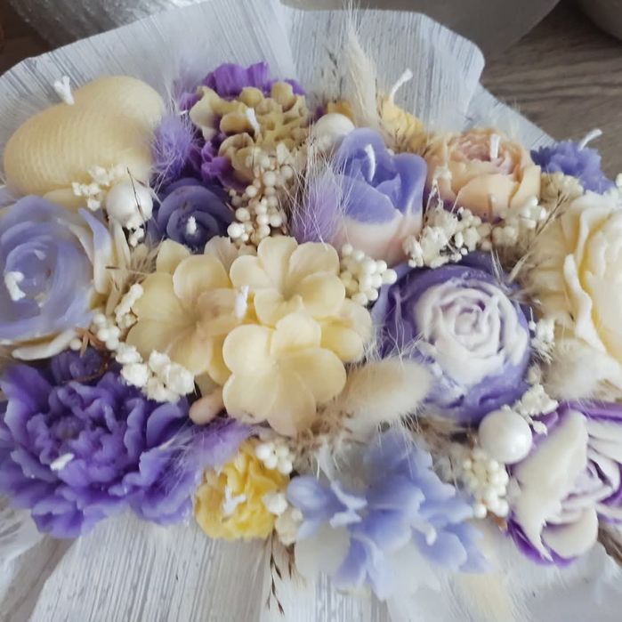 Вечен букет от свещи