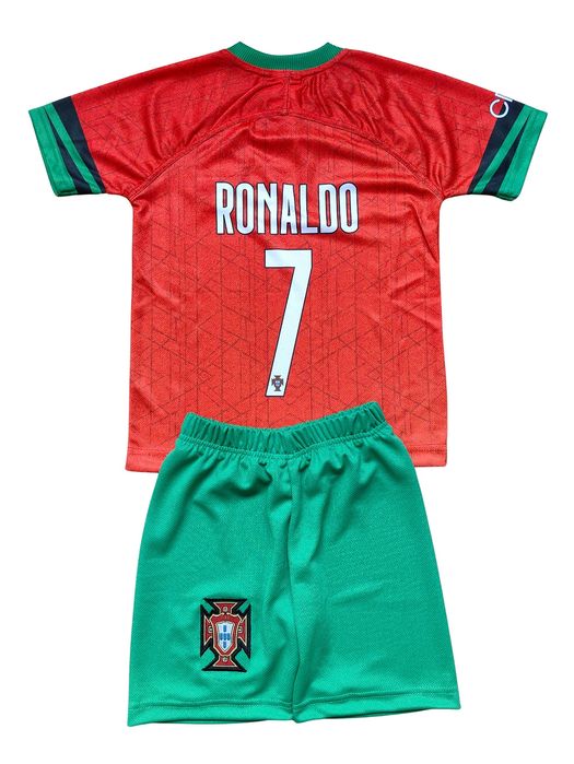 Детски футболен екип Португалия Роналдо Portugal Ronaldo тениска шорти